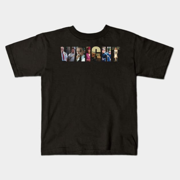 Edgar Wright Kids T-Shirt by @johnnehill